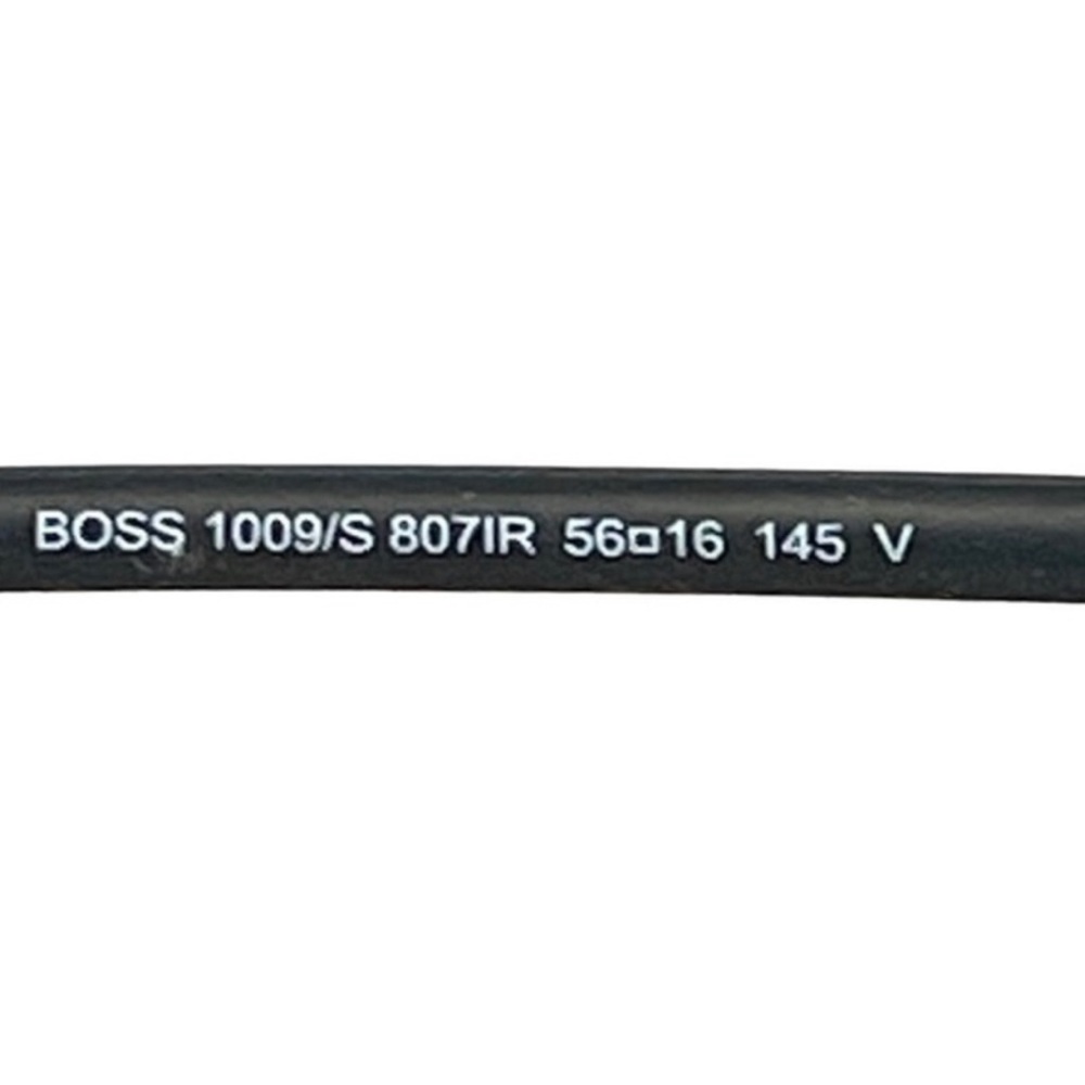 BOSS Hugo Boss Black/Gray Soft Square Polarized Unisex Sunglasses NWT - Picture 7 of 13
